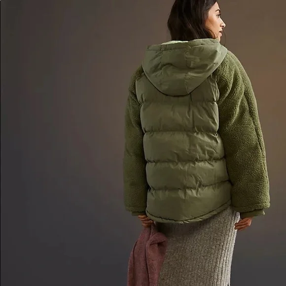 NWT Anthropologie Pilcro puffer swing jacket (XS) - Picture 4 of 10